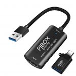 PiBOX USB 3.0 Video Capture Card for Live Streaming, Gaming, and Teaching